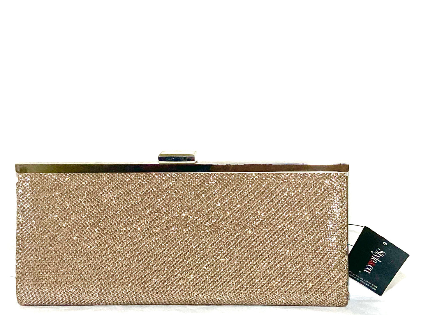 Style & Co. Metallic Gold Hand Clutch