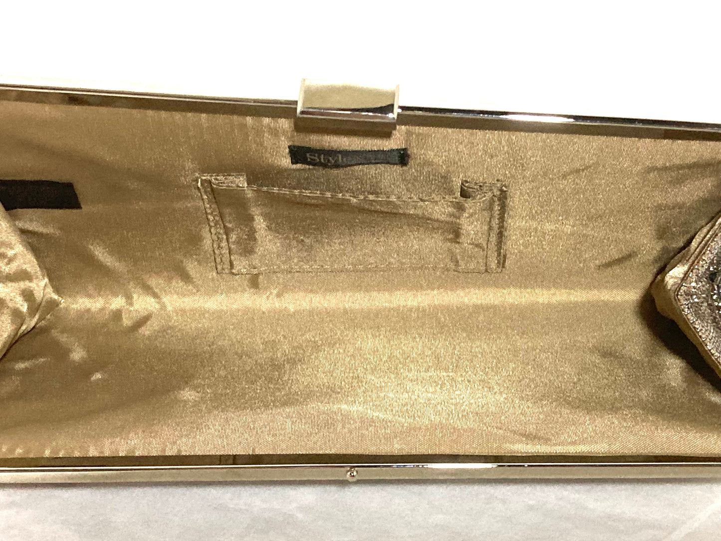 Style & Co. Metallic Gold Hand Clutch