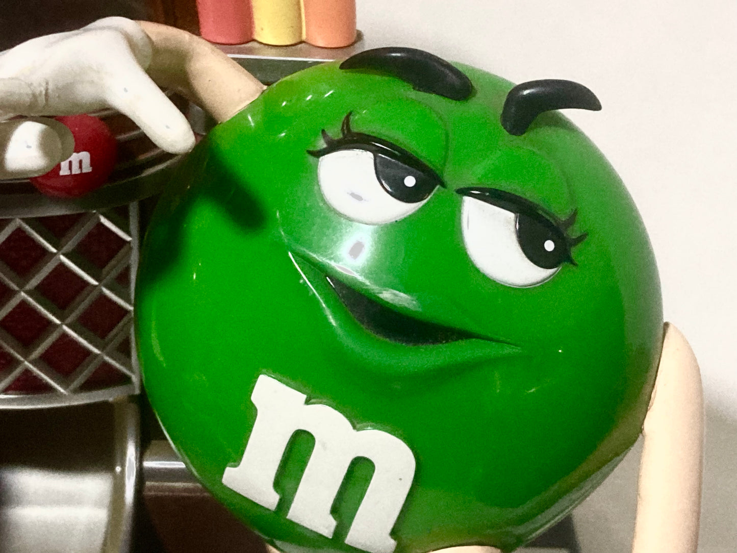 Set of 2 M&M Candy Dispensers At the Movies & Rockn Roll Cafe Collectibles