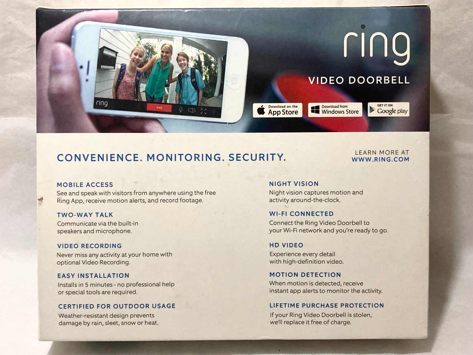 Ring Video Doorbell, video doorbells, video cameras