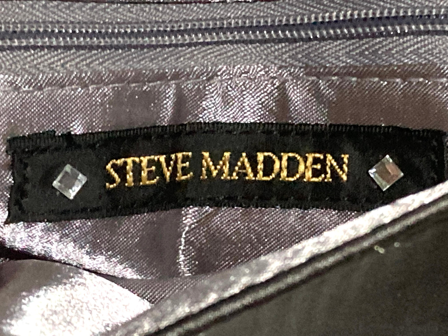 Steve Madden Noriko Gunmetal Clutch / Shoulder Bag