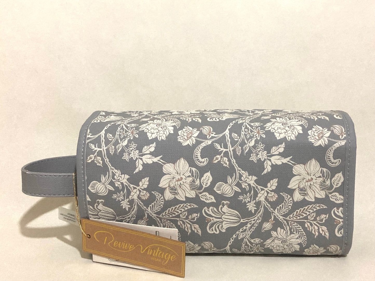 Revive Vintage Vegan Travel Storage Toiletry Bag NWT
