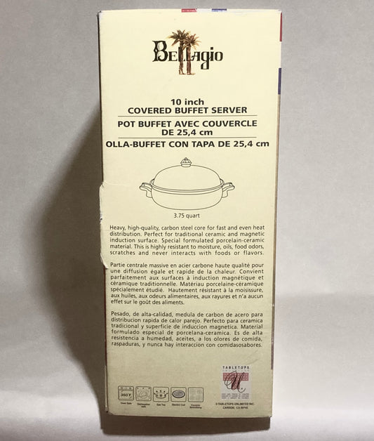 Philippe Richard Collection Bellagio 10 Inch Cream Buffet Server on