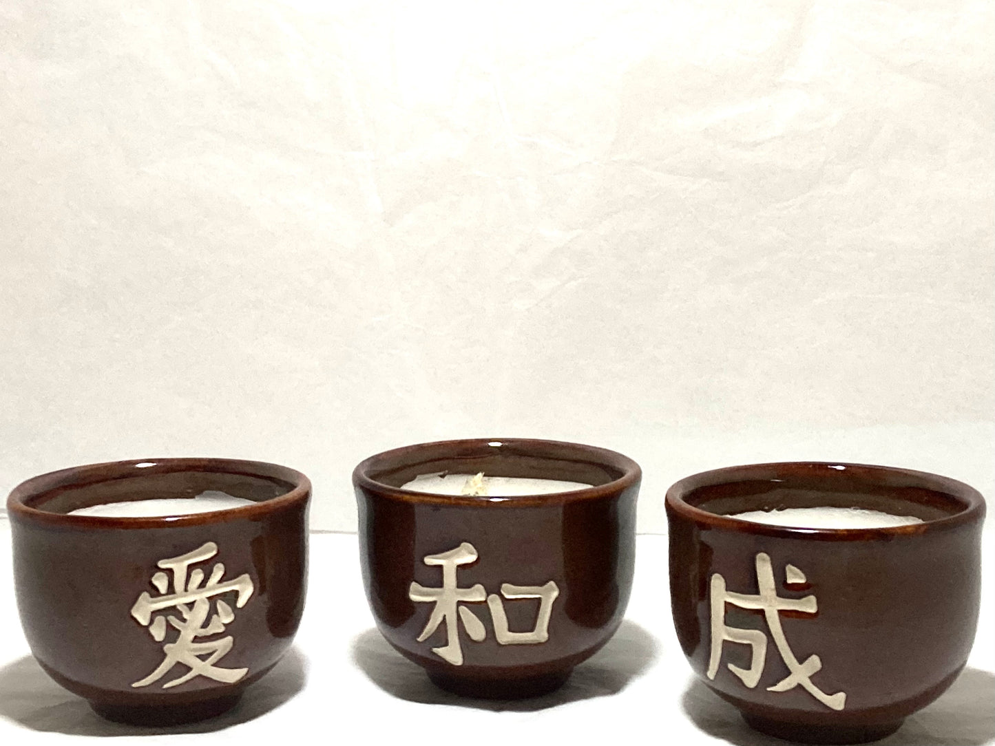 Candle holders, scented candles 