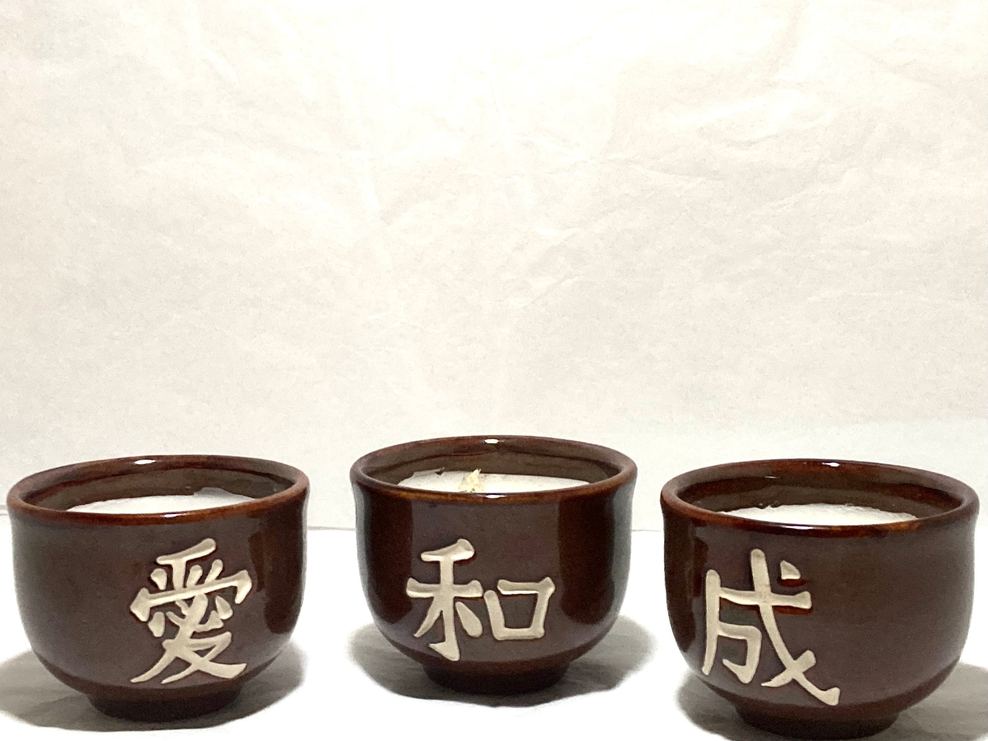 Candle holders, scented candles 