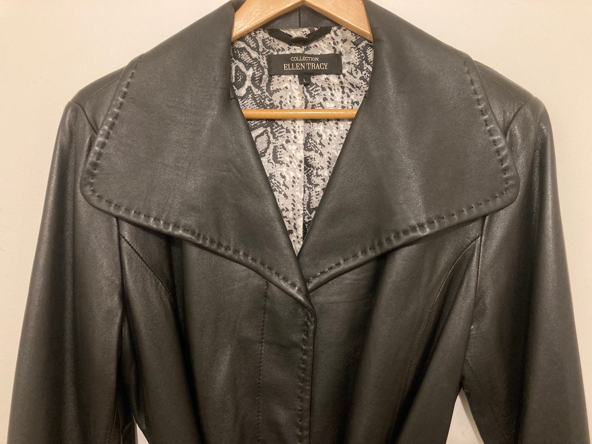 Ellen Tracy, leather jackets, women’s jackets, genuine leather 