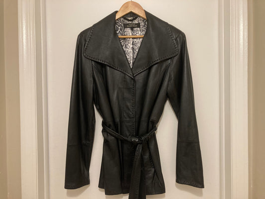Ellen Tracy, leather jackets, women’s jackets, genuine leather 
