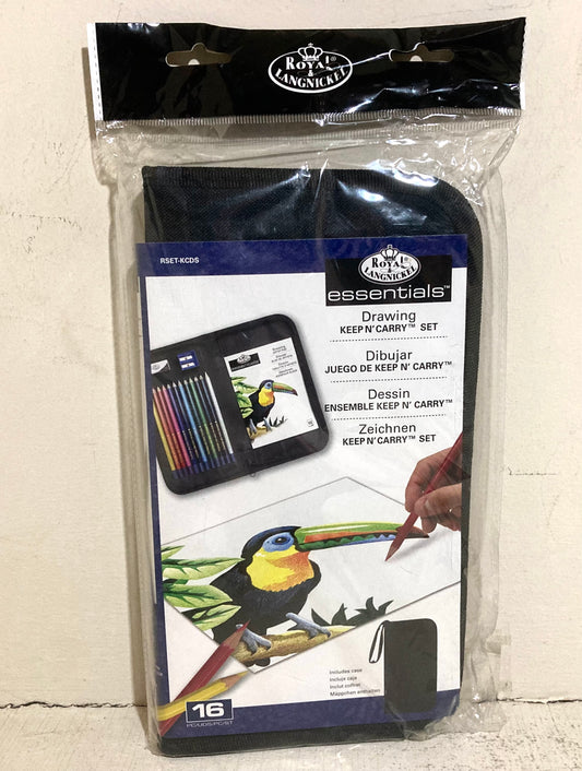 Royal & Langnickel Premier Drawing Pencil Art Set, 16 Pieces