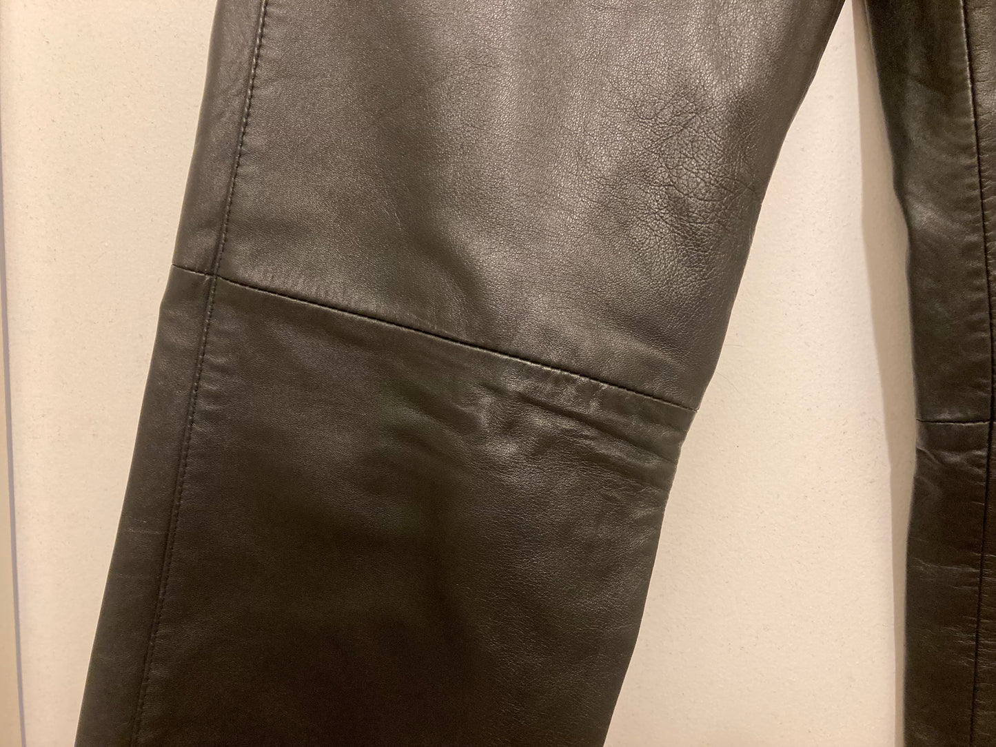 Gustavo Straight Leg Genuine Leather Women's Pants Size 8