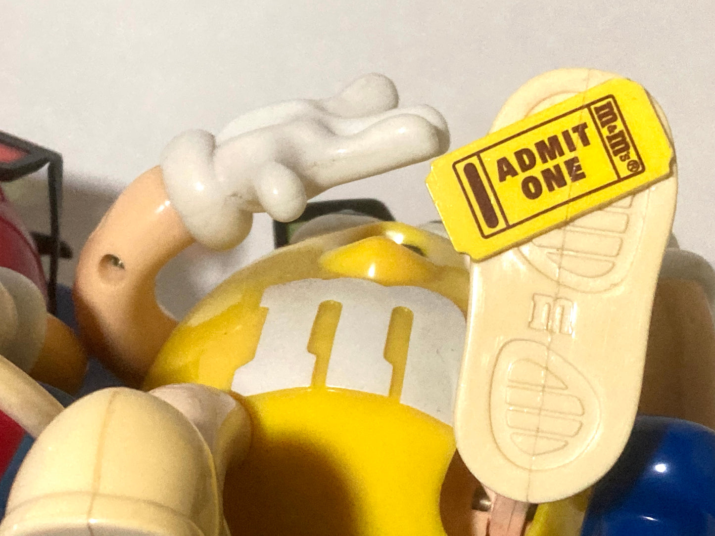 Set of 2 M&M Candy Dispensers At the Movies & Rockn Roll Cafe Collectibles