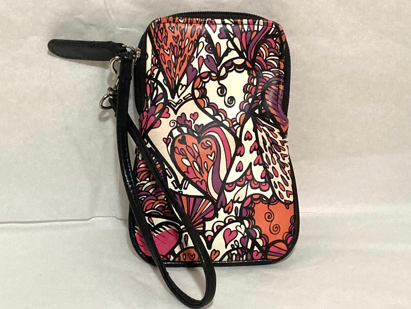 Stylish Multicolor Phone Pouch & Credit Card Holder Wrislet