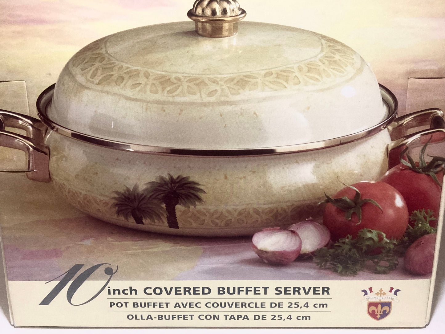 Philippe Richard Collection Bellagio 10 Inch Cream Buffet Server on