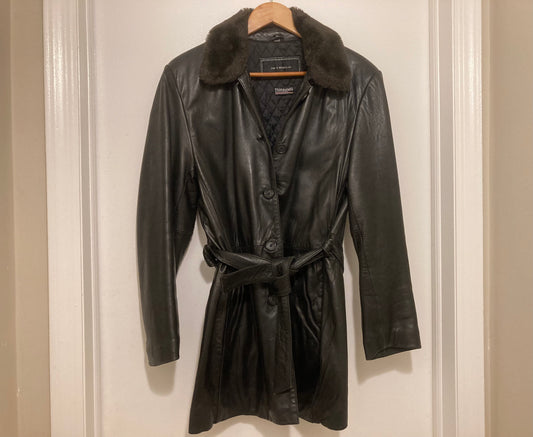 Leather coats, genuine leather, women’s coats 
