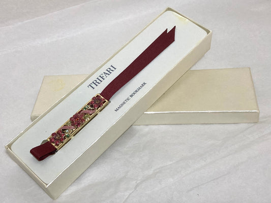 Trifari Magnetic Multicolor Floral Bookmark