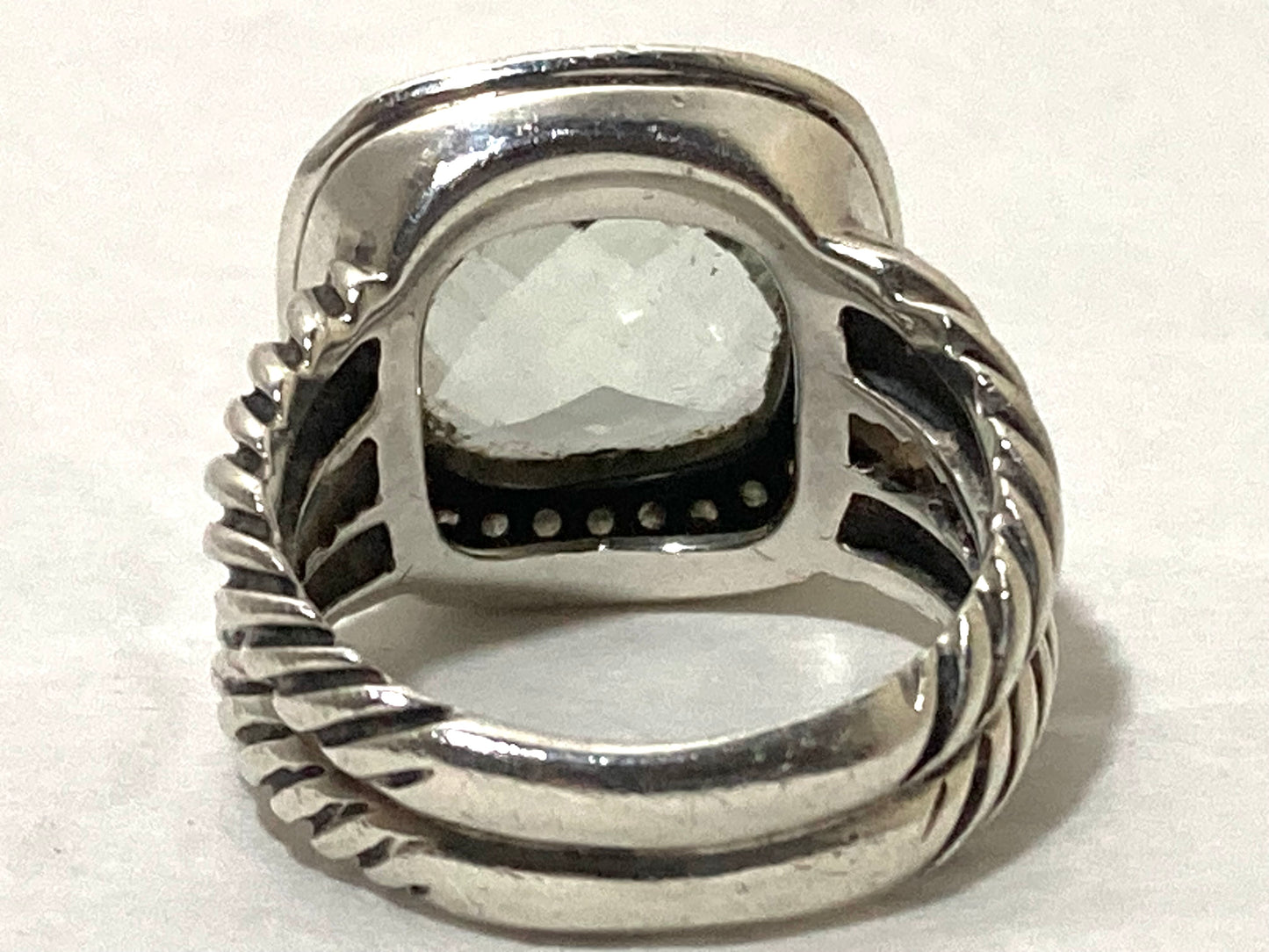 David Yurman, diamond rings, prasiolite rings, david yurman rings 