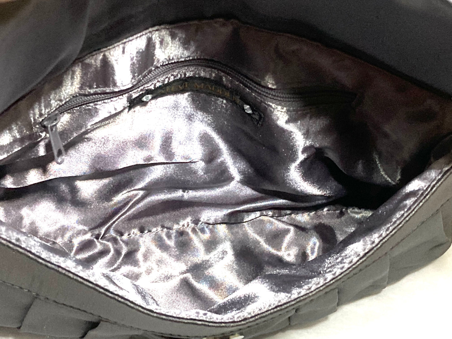 Steve Madden Noriko Gunmetal Clutch / Shoulder Bag