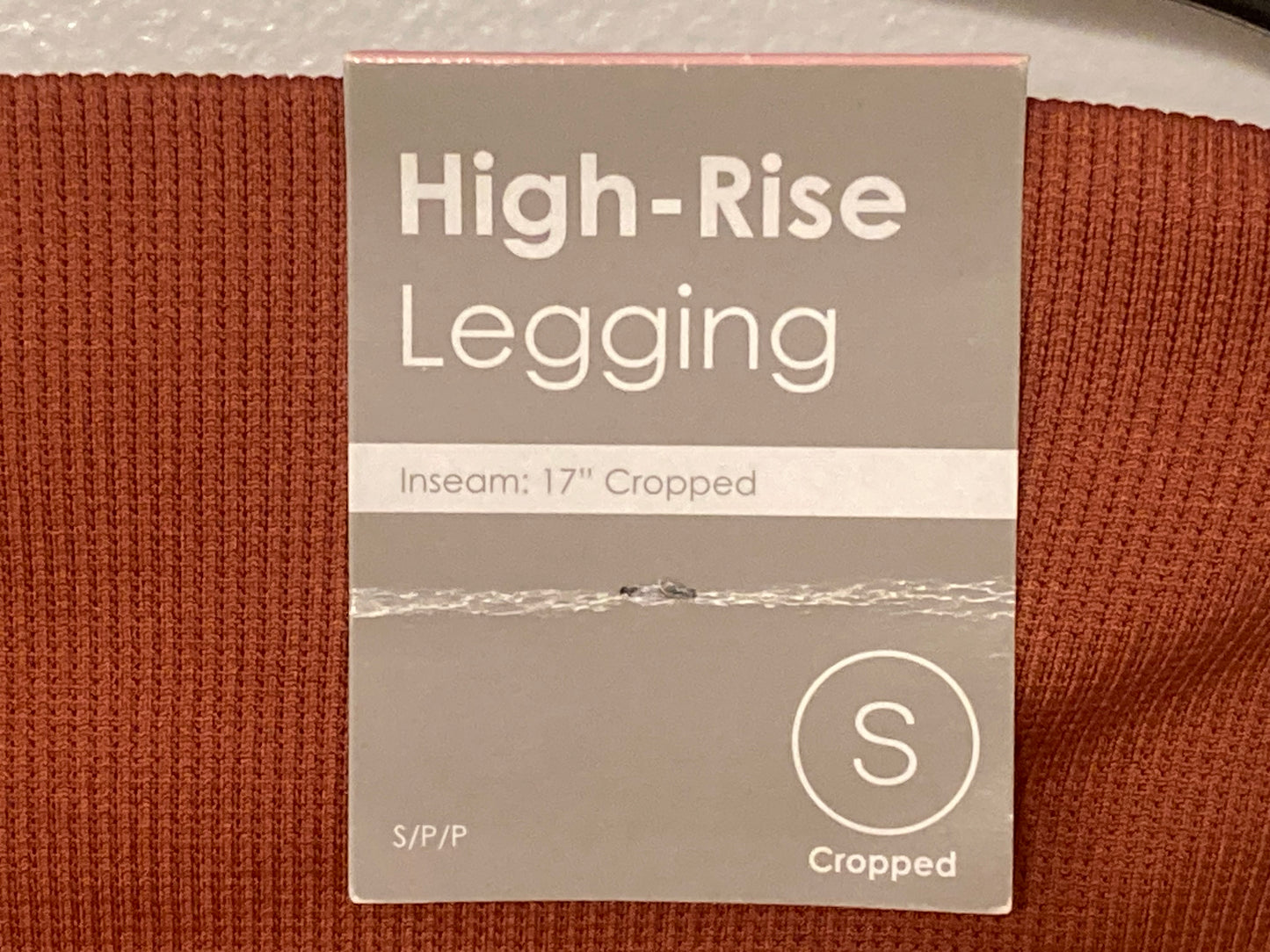 Forever 21 Women's High Rise Sport Leggings Size Small Rust NWT