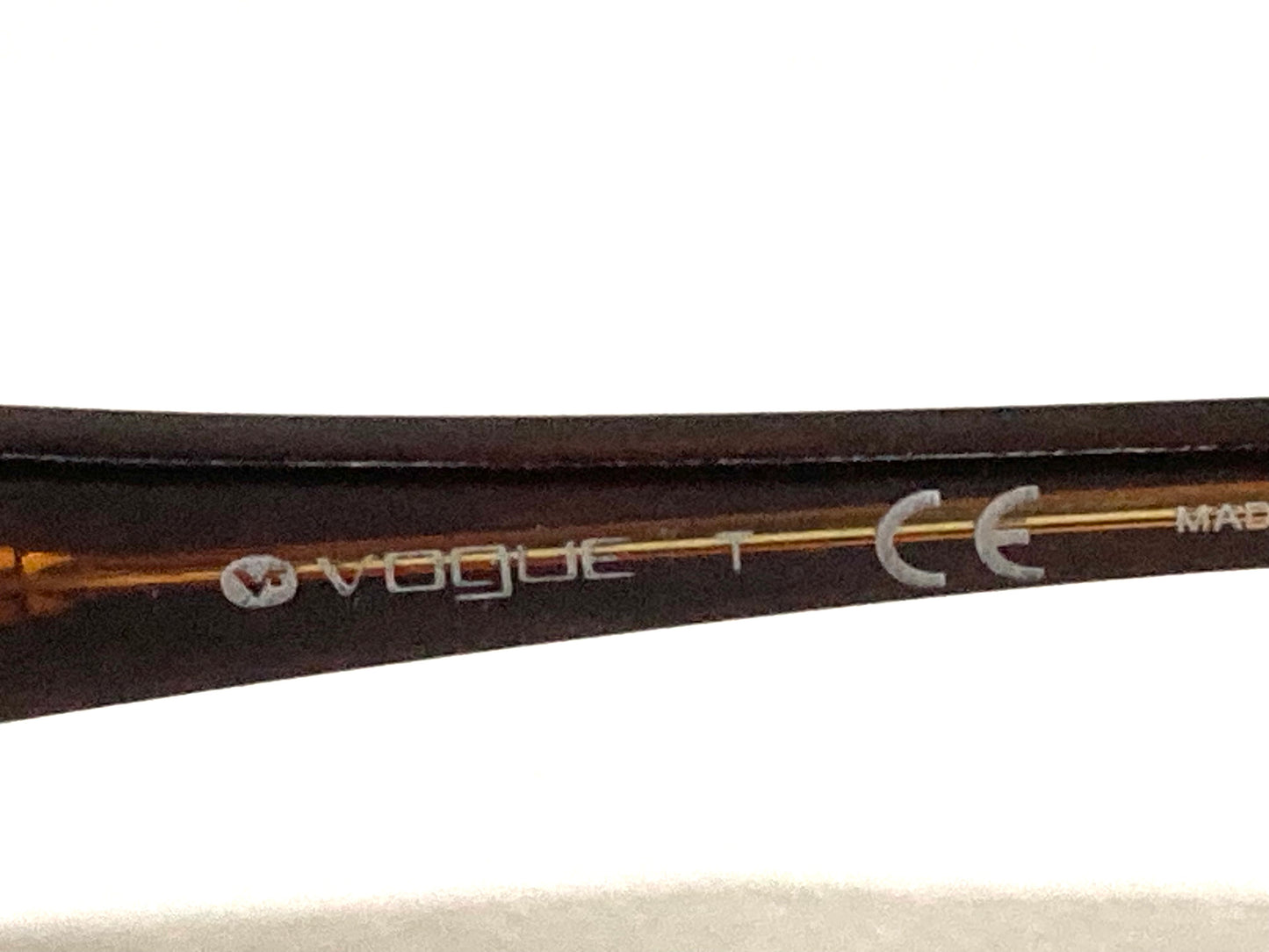 Vogue Women's Elegant Gold Tortoise Frame Glasses