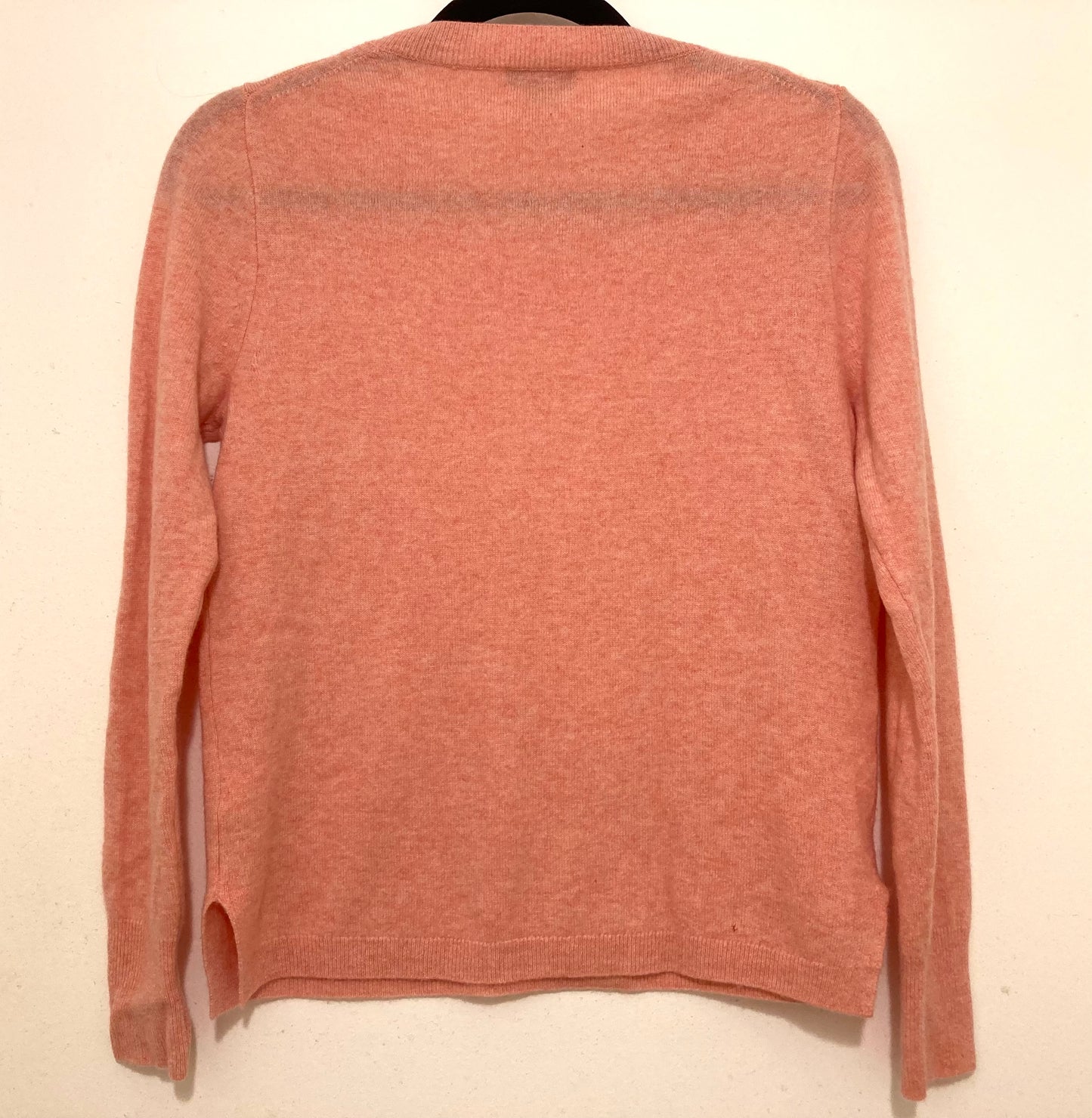 J. Crew 100% Cashmere Women's Salmon Pink Sweater Size Medium